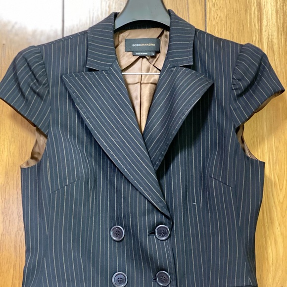 BCBG Max Azria Double breasted jacket blazer - Picture 3 of 7